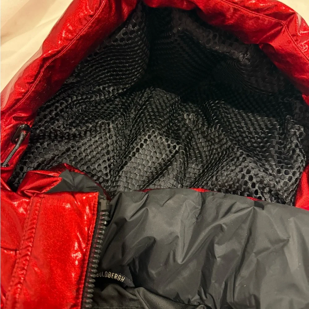 Goldbergh Red Metallic Waterproof Down Winter Ski Jacket 6 - Picture 3 of 11
